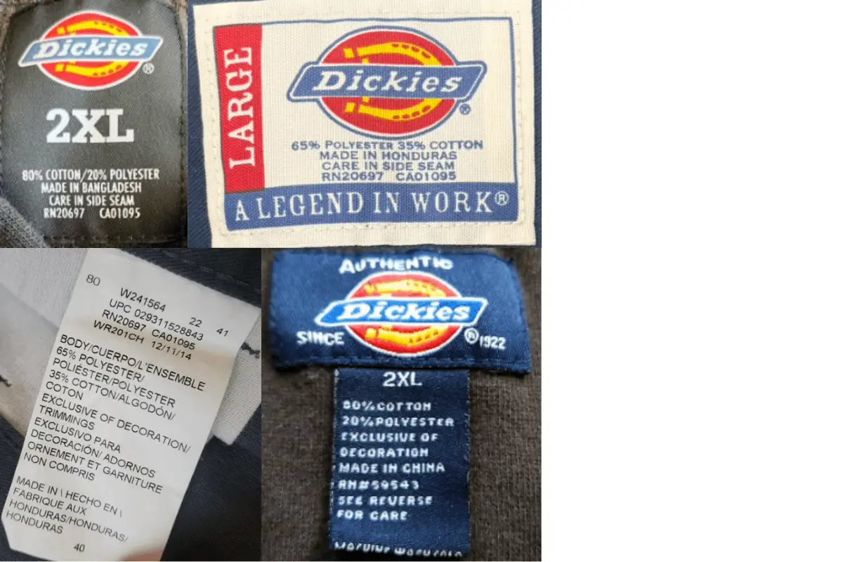 2010s Dickies tags