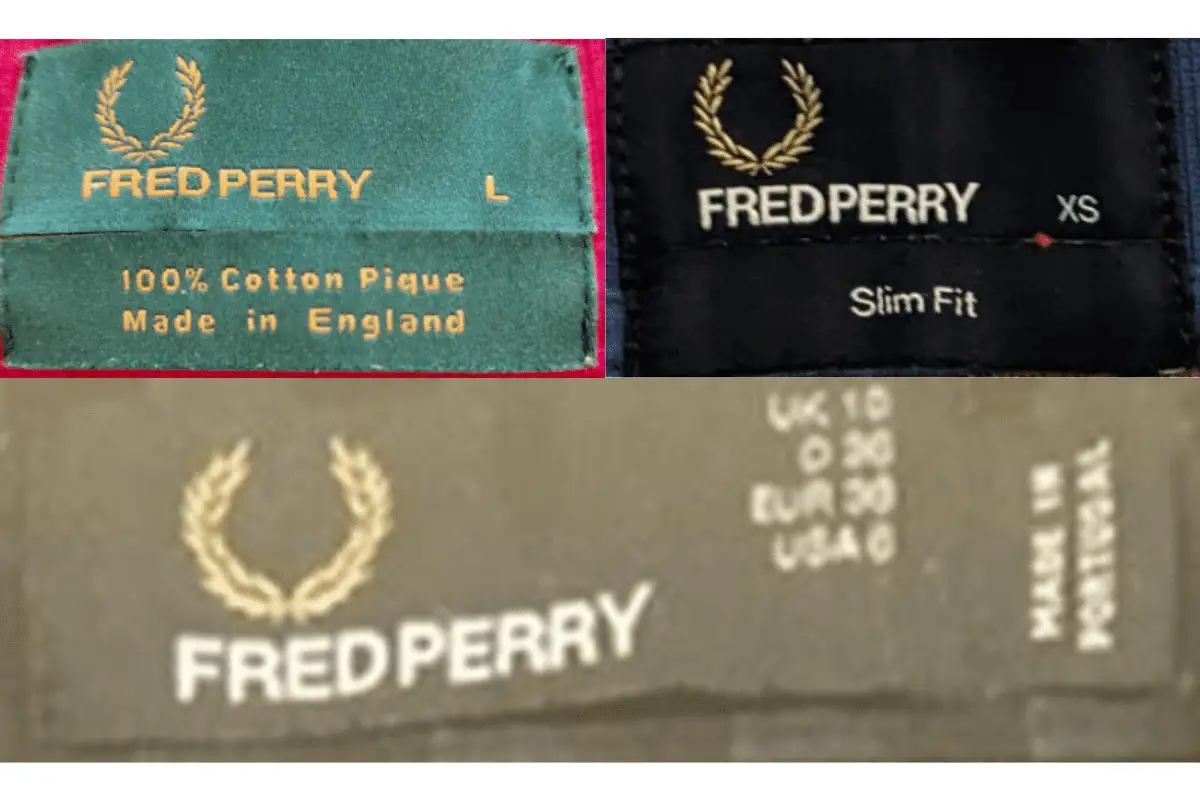 2010s Fred Perry tags