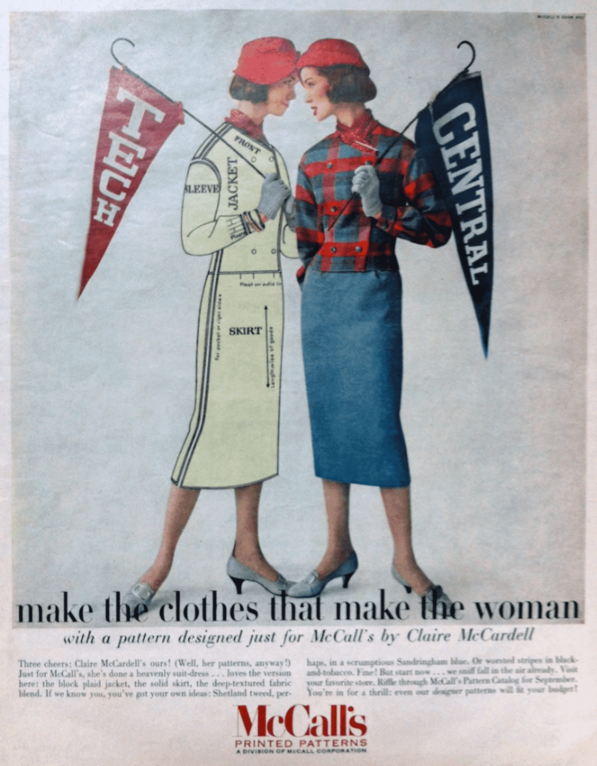 Old Claire McCardell Advert
